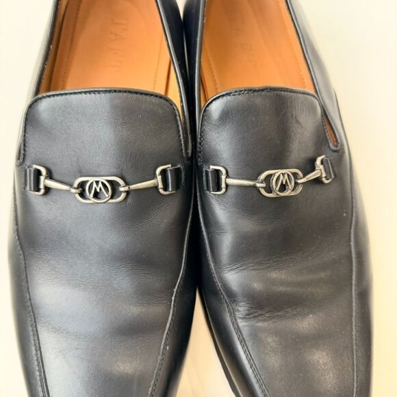 Mezlan Falcon Black Leather Bit Loafers Dress Shoes Men’s Size 9.5 - Picture 7 of 14